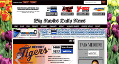 Desktop Screenshot of bigrapidsdailynews.com